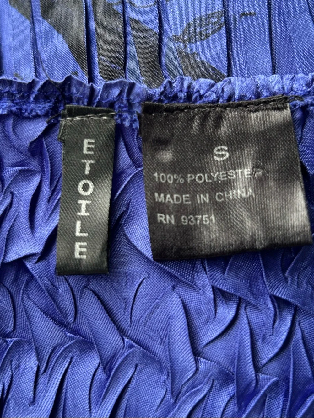 Etoile crinkle top